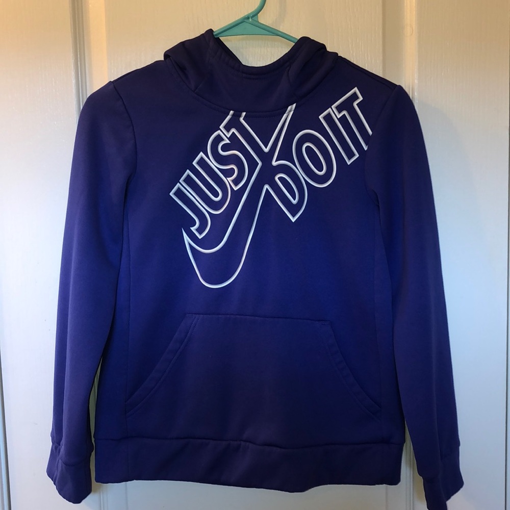 Purple Nike Dri-Fit Hoodie